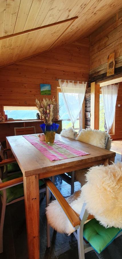 Chalet Biene - Swiss Alp Chalet With Sauna And Jacuzzi Ulrichen Luaran gambar